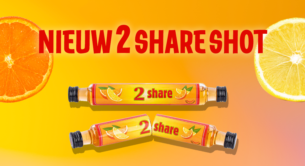 Nieuw: 2 Share Shot – Twee shotjes in één